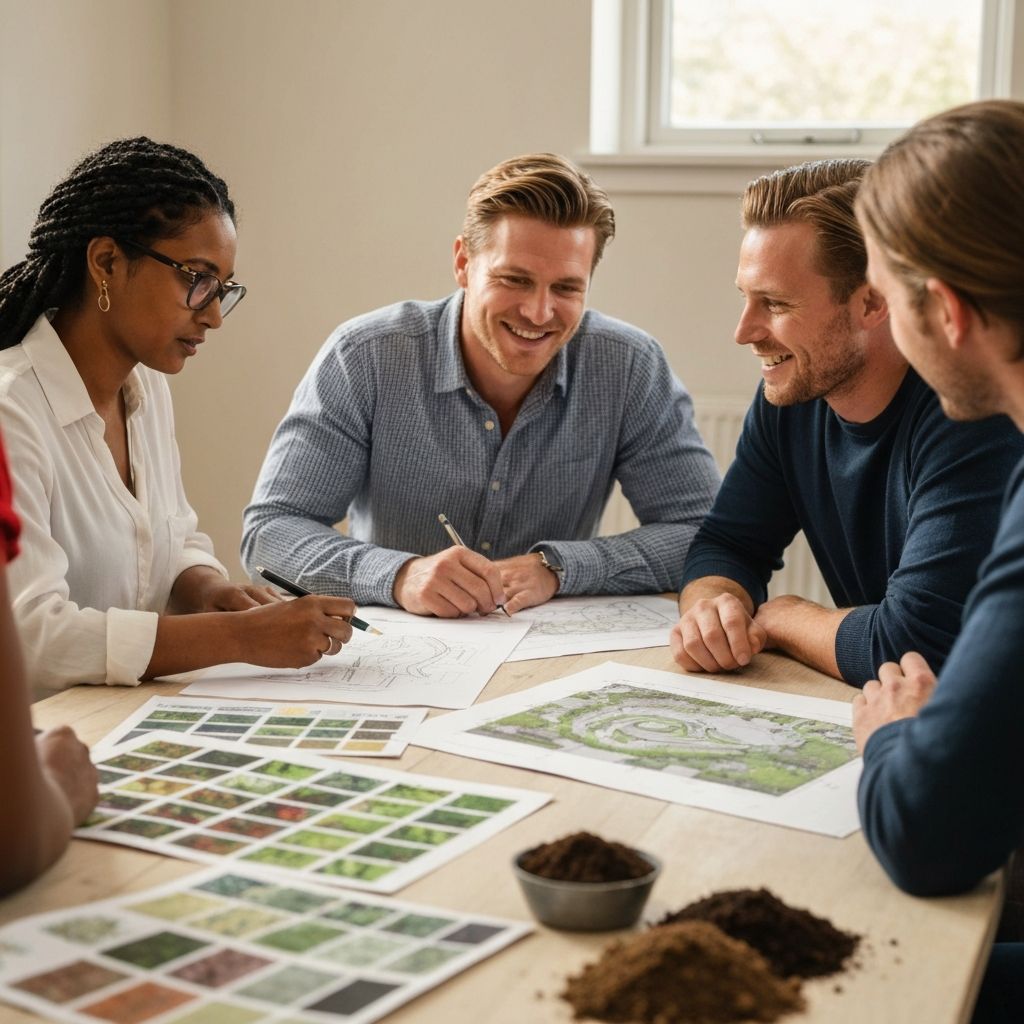 Landscape architects at work